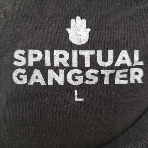 LAST 1 Spiritual Gangster MC YOGI vintage black - Picture 2 of 6